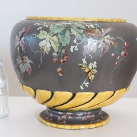 20th Century Ceramic Vase, Italian, Hand Painted