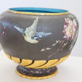 20th Century Ceramic Vase, Italian, Hand Painted