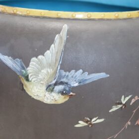 20th Century Ceramic Vase, Italian, Hand Painted