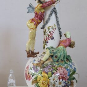 Early 20th Century Italian Majestic Ceramic Vase