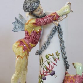 Early 20th Century Italian Majestic Ceramic Vase