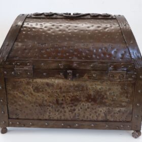 Italian Decorative Box, Early 20th Century, Gothic Style