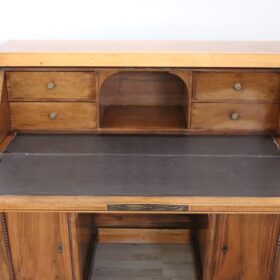 19th Century Antique Desk, Italian, Charles X, Walnut