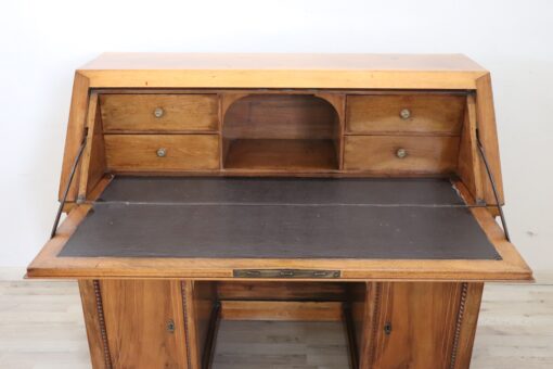 19th Century Antique Desk, Italian, Charles X, Walnut - Image 4