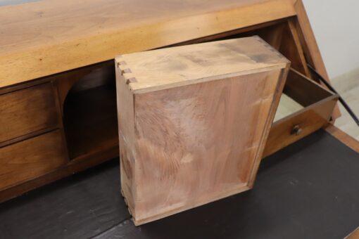 19th Century Antique Desk, Italian, Charles X, Walnut - Image 9