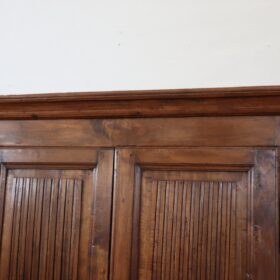 19th Century Antique Wardrobe, Italian, Solid Poplar
