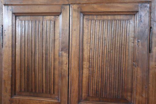 19th Century Antique Wardrobe, Italian, Solid Poplar - Image 4
