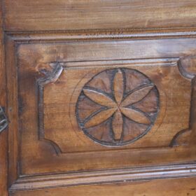 19th Century Antique Wardrobe, Italian, Solid Poplar