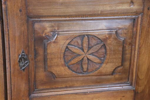 19th Century Antique Wardrobe, Italian, Solid Poplar - Image 6