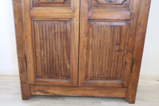 19th Century Antique Wardrobe, Italian, Solid Poplar - Image 7