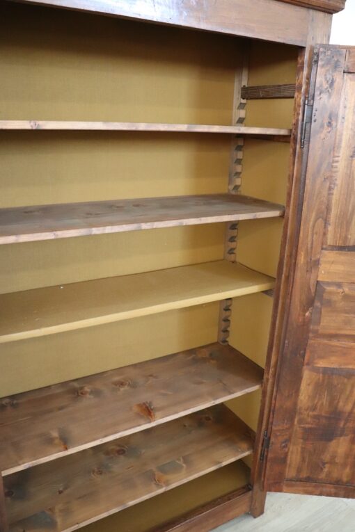 19th Century Antique Wardrobe, Italian, Solid Poplar - Image 10