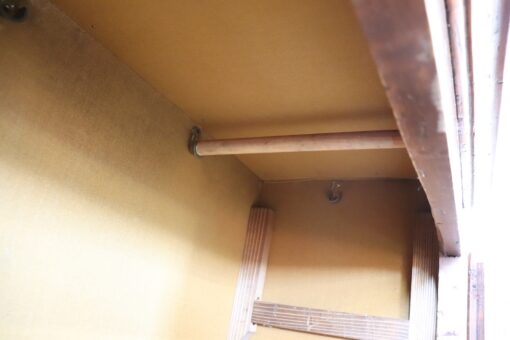 19th Century Antique Wardrobe, Italian, Solid Poplar - Image 13