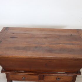Italian Rustic Cupboard in Solid Walnut Wood, 19th century