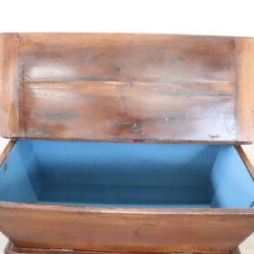 Italian Rustic Cupboard in Solid Walnut Wood, 19th century
