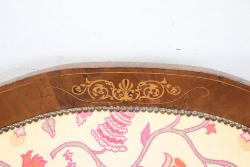 Italian Charles X Settee, 19th Century, Walnut - Image 7