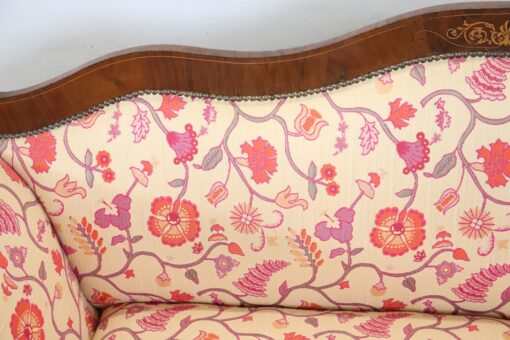 Italian Charles X Settee, 19th Century, Walnut - Image 14
