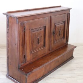 18th Century Italian Kneeler,  Solid Walnut Wood