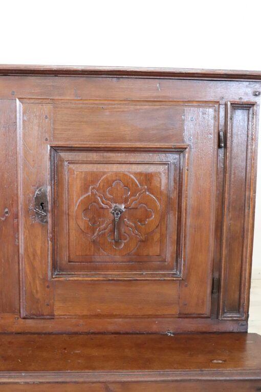18th Century Italian Kneeler,  Solid Walnut Wood - Image 5