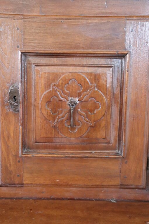 18th Century Italian Kneeler,  Solid Walnut Wood - Image 7
