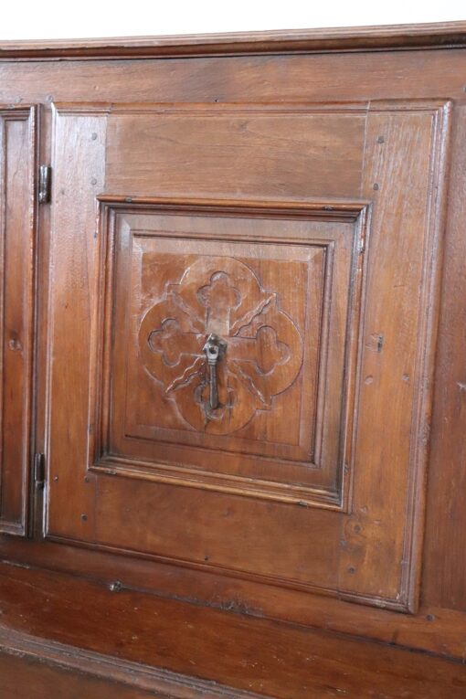 18th Century Italian Kneeler,  Solid Walnut Wood - Image 8