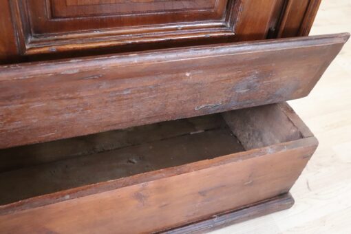 18th Century Italian Kneeler,  Solid Walnut Wood - Image 10