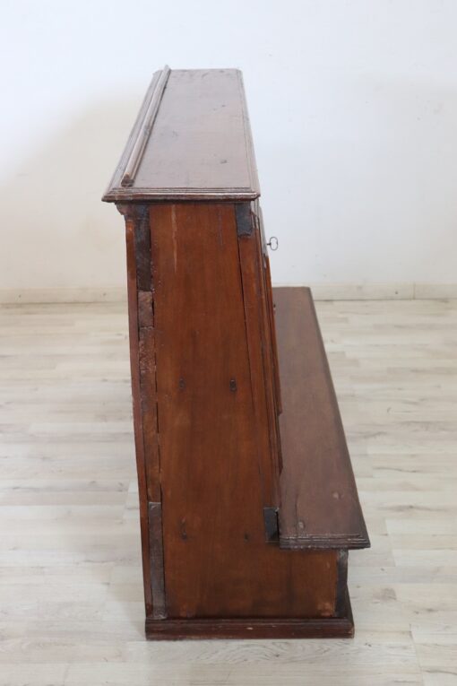 18th Century Italian Kneeler,  Solid Walnut Wood - Image 17