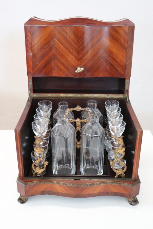 Antique Liquor Case, 19th Century Napoleon III - Image 11