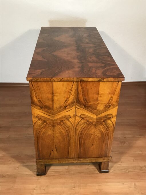 Biedermeier Walnut Chest of Drawers, 1820 - Image 4