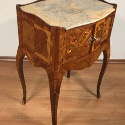 Alternative view of French Louis XV Style Side Table or Nightstand, 19th century