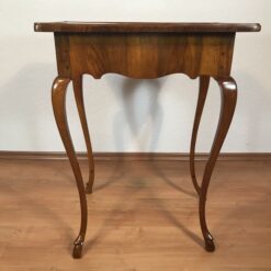 Baroque Accent Table with Block Marquetry decor- back view- Styylish