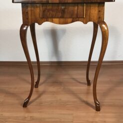 Baroque Accent Table with Block Marquetry decor- front view- Styylish