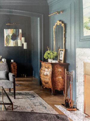 Rococo Bombe chest in an interior- Styylish