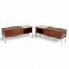 Pair of Teak Low Chests of Drawers- Styylish