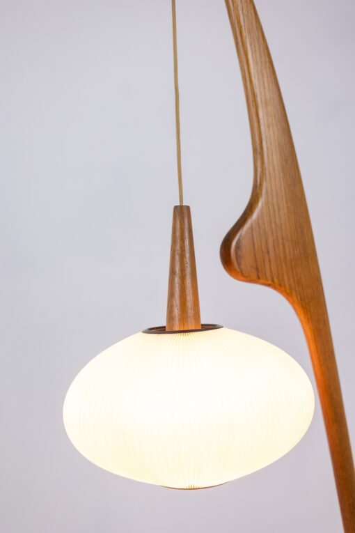 Maison Rispal Praying Maintis floor lamp- detail shade 2 illuminated- Styylish
