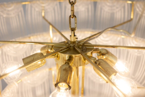 White Murano Glass Chandelier, Italy, Contemporary Work. - Image 9