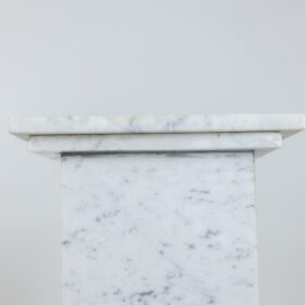 Pair of Art Deco Style Marble Columns, 20th century