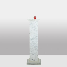 Pair of Art Deco Style Marble Columns, 20th century