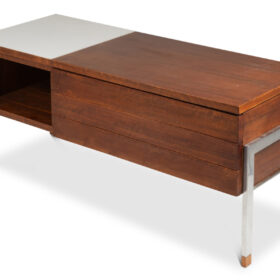 Pair of Teak Low Chests of Drawers, France 1960