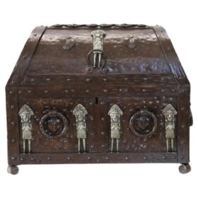Italian Decorative Box, Early 20th Century, Gothic Style
