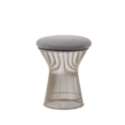 Round Warren Platner Stool with Metal Base - Styylish