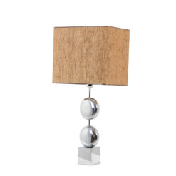 Chrome-plated Metal Lamp - Styylish