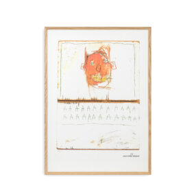 Numbered Color Silkscreen Print, Jean-Michel Basquiat, 1990s
