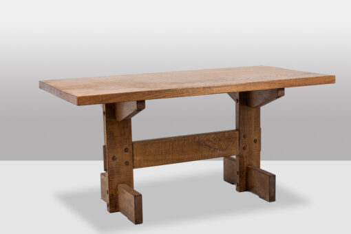 Brutalist-style Table and Chairs, Officina Rivadossi, Italy, circa 1970 - Image 2