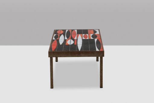 'Navette' Coffee Table, Capron, Glazed Stoneware, 1960s. - Image 2