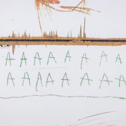 Alternative view of Numbered Color Silkscreen Print, Jean-Michel Basquiat, 1990s