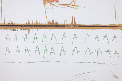 Numbered Color Silkscreen Print, Jean-Michel Basquiat, 1990s - Image 2