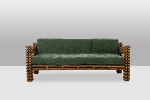 Kapla 3-Seater Sofa or Wall-Mounted Bench, 1960s. - Image 2