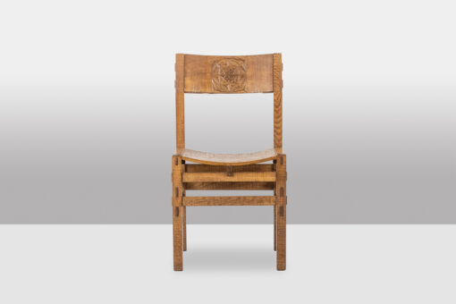 Brutalist-style Table and Chairs, Officina Rivadossi, Italy, circa 1970 - Image 11