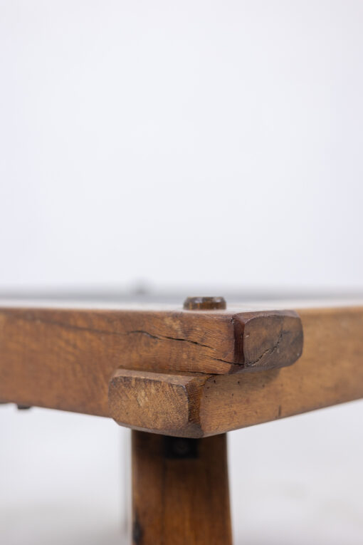 Pair of Brutalist Coffee Tables in oak and slate. Circa 1960. - Image 16