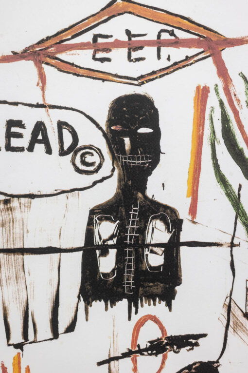 Basquiat Color Silkscreen Print, Numbered, 1990s - Image 3
